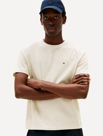 Camiseta Elástica Esencial de Corte Ajustado Tommy Hilfiger